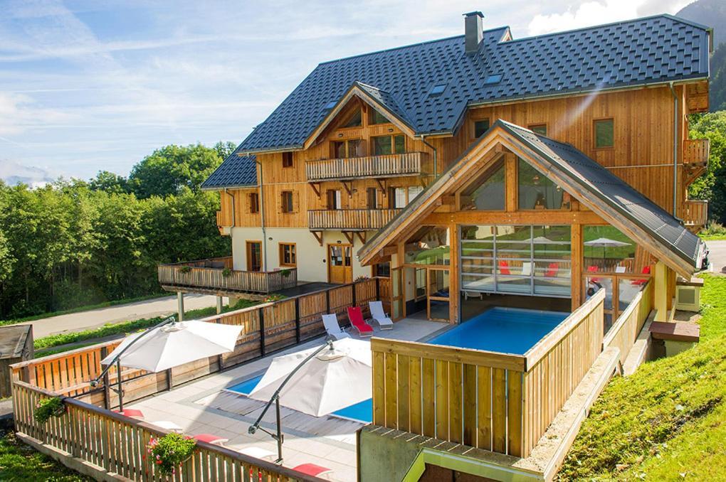 Appartement Les Chalets De Belledonne Saint-Colomban-des-Villards 外观 照片